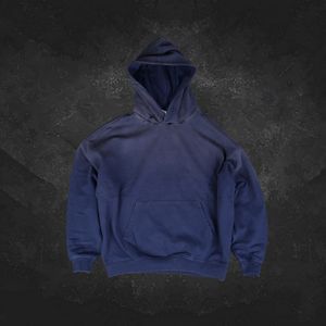 Sweat-shirts à capuche en coton lourd à épaules tombantes personnalisés, délavés au soleil, vintage, en molleton français, délavés à l'acide, pour hommes - Product Image 3