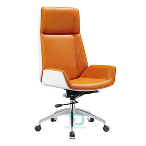 Foshan <span class=keywords><strong>chaise</strong></span> de <span class=keywords><strong>bureau</strong></span> Design à la mode avec accoudoir pivotant en cuir Pu <span class=keywords><strong>Vintage</strong></span> appui-tête tournant pour la maison chambre invité patron exécutif - Product Image 1