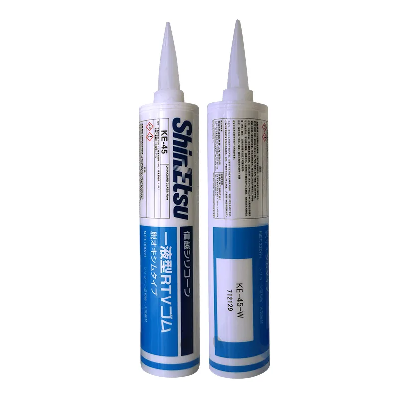 Shinetsu Ke-45 W/B/R/T One Component Silicone Rubber Compound Electronic Glass Bonding Sealant 330ML