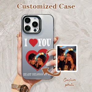 Coque de téléphone personnalisée avec <span class=keywords><strong>photo</strong></span> et texte pour iPhone 11-17 - Matériau TPU mat avec peinture UV, design DIY - Product Image 3