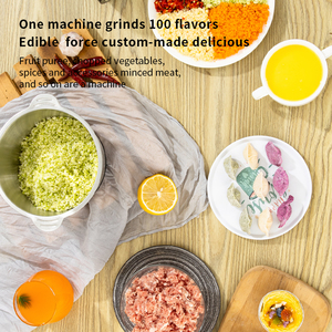 Robot culinaire électrique tout métal avec moteur DC, fonction trancheuse, hachoir et râpe, pour carottes, viande et boulettes, capacité 5L et 3L, idéal pour la restauration - Product Image 4