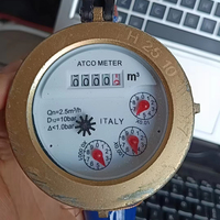 Compteur d'eau multi-jets durable DN15-DN50 en laiton, fer, plastique, acier inoxydable, certifié CE ISO4064 Classe B, prix compétitif direct usine