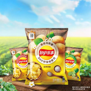 <span class=keywords><strong>Chips</strong></span> de pommes de terre salées <span class=keywords><strong>Lays</strong></span> édition limitée printemps, sachet de 60g, saveur naturelle, snacks exotiques - Product Image 2
