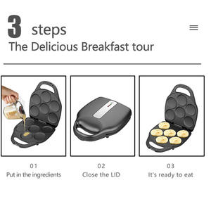 Machine à sandwich domestique Machine à sandwich multifonctionnelle <span class=keywords><strong>Grille</strong></span>-<span class=keywords><strong>pain</strong></span> pour le <span class=keywords><strong>voyage</strong></span> et la maison - Product Image 3