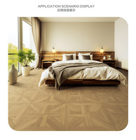 Carreaux de sol en porcelaine à surface mate de bonne qualité 800X800 Carreaux de sol au design en bois antidérapant Couleur bois céramique