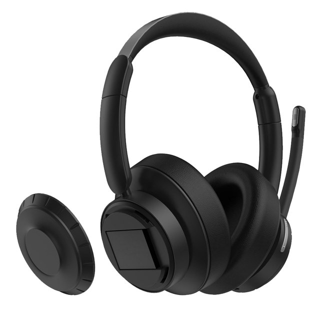 High-Performance Detachable Battery Bluetooth Headset Headphones Featuring Extended Playtime and Clear Noise Reduction