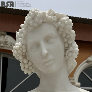 Statua di Bacchus in Marmo Scolpita a Mano, Statua del Dio <span class=keywords><strong>della</strong></span> <span class=keywords><strong>Mitologia</strong></span> Greca, Statua del Dio del Vino, Scultura di Dioniso per Decorazione di Giardini e Parchi - Product Image 6