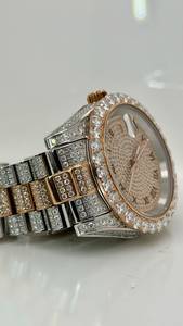 Elegante Reloj de Plata con Moissanita de Alta Calidad, Reloj de Pulsera de Moda, Estilo Joyería Brillante para Mujeres y Hombres, para Fiestas y Uso Diario - Product Image 4