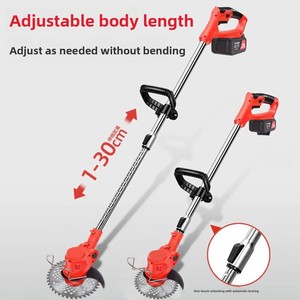 Cortacésped Plegable Doméstico con Batería <span class=keywords><strong>de</strong></span> Litio, Recortadora <span class=keywords><strong>de</strong></span> Césped, Cortadora <span class=keywords><strong>de</strong></span> Césped Telescópica con Batería <span class=keywords><strong>de</strong></span> Litio - Product Image 3