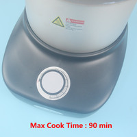 Mesin Pembuat FUFU Listrik XEOLEO 5L, Pembuat Ugali 850W, Mesin Masak FUFU, Mesin Masak Ugarli, Timer 90 Menit, Panci Kapasitas Besar