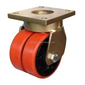 4 zoll beste qualität 35mm heavy duty doppel rad industrie caster - Product Image 2