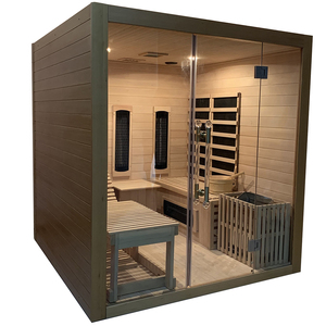 <span class=keywords><strong>Sauna</strong></span> infrarroja de lujo de alta calidad estilo reclinable para 2 personas <span class=keywords><strong>comprar</strong></span> sala de <span class=keywords><strong>sauna</strong></span> infrarroja lejana - Product Image 2