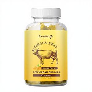 FocusHerb Gummies aux organes de bœuf nourri à l'herbe (foie, cœur, rein, pancréas, rate) - Product Image 1