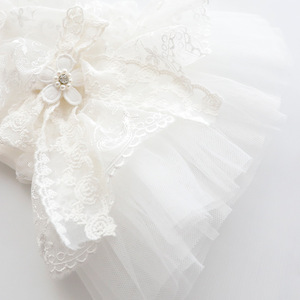 ชุดเดรสสุนัขปักลายลูกไม้สีขาวสำหรับสัตว์เลี้ยงขนาดเล็กสไตล์เจ้าหญิงสวมใส่ได้ทุกฤดูกาล - Product Image 3