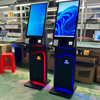 Kiosque en libre-service sur pied de 27 à 32 pouces avec scanner, kiosque de paiement en libre-service, terminal RFID NFC POS, terminal de code QR