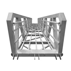 船用舷梯码头铝合金浮动指带合格铝合金框架HDPE浮桥浮桥码头铝舷梯