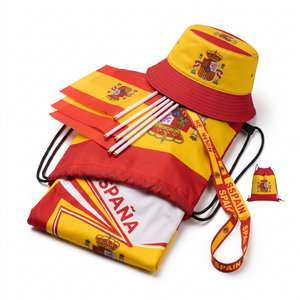 Set de Animación para Eventos Deportivos con Bandera Nacional Personalizada: Calcetines, Broches, Pendientes y Collar para Regalos Promocionales para Fanáticos - Product Image 3