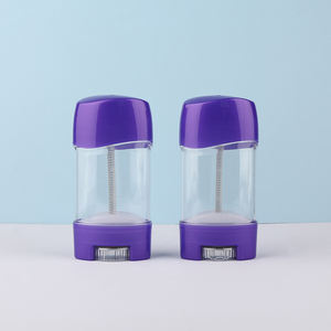 Vide Déodorant Bâton Crème Solaire Bâton Tube Twist up Ovale Déodorant Gel Conteneur pour Antisudorifique PP Plastique 45g - Product Image 5