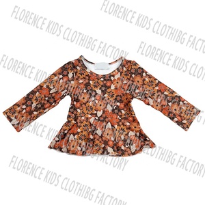 <span class=keywords><strong>Camisetas</strong></span> De ninas para niña, <span class=keywords><strong>camisetas</strong></span> con peplum para bebé, venta al por mayor - Product Image 2
