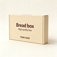 Boîte cadeau en carton ondulé de haute qualité, boîte alimentaire personnalisée, supports pour sauces, frites, ailes de poulet, anneaux d'oignon, boîte à emporter pour pain