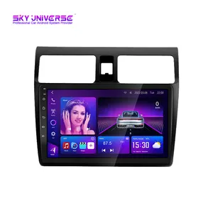 Android 11 GPS navigasyon araba radyo Video araç DVD oynatıcı oynatıcı oto elektronik Stereo çalar Suzuki Swift 2005-2016 için Carplay DSP