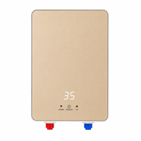 Chauffe-eau électrique instantané sans réservoir pour animaux de compagnie 3500W 220V, boîtier en plastique, usage domestique, machine à eau chaude, Geyser