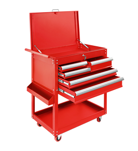 Carrello Portautensili Mobile in Acciaio Resistente a 5 Cassetti Personalizzabile OEM/OBM <span class=keywords><strong>con</strong></span> Ruote Frenanti - Vendita Diretta dalla Fabbrica - Product Image 2