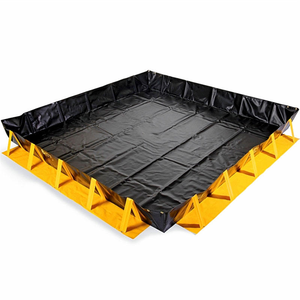 Tissu de <span class=keywords><strong>bâche</strong></span> enduit de PVC polyvalent Berme de <span class=keywords><strong>protection</strong></span> unique contre les déversements d'huile Matériau en vinyle imperméable en vente - Product Image 1