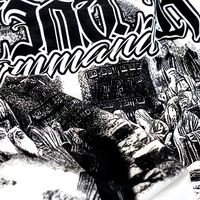 T-shirt à manches longues surdimensionné en coton 100% personnalisé de haute qualité pour hommes, imprimé intégral, style streetwear
