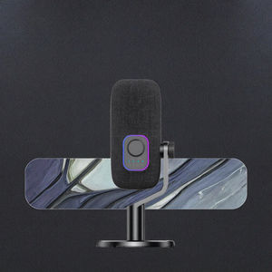 Microphone à condensateur à lumière RVB pour l'enregistrement en <span class=keywords><strong>studio</strong></span>, le streaming en direct, omnidirectionnel, filaire, cardioïde, C, microphone de podcast à bas prix - Product Image 3