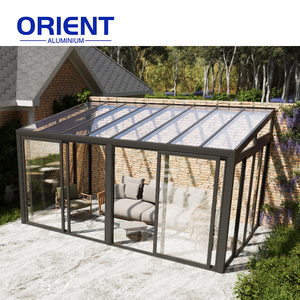 مصنع مخصص بيع مباشر في الهواء الطلق العزل الحرارة الزجاج الألومنيوم الجاهزة منزل الفناء الخلفي حديقة الدفيئة - Product Image 1