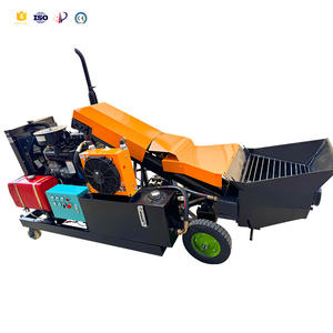 דיזל נייד משאבות בטון דיזל מיני דיזל משאבת בטון, מכשיר שאיבה עבור 24 מ 'בטון - Product Image 3