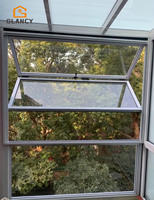 Fenêtres pliantes verticales modernes en verre à rupture de pont thermique, insonorisées, en alliage d'aluminium, pour cuisine et maison, design graphique