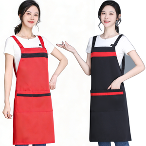 Delantales Personalizados al por Mayor con Logotipo, Ropa de Trabajo de Poliéster para Hombres y Mujeres, Delantales de Cocina para Chefs, Delantales para Cafeterías, Restaurantes y Cocinas - Product Image 1