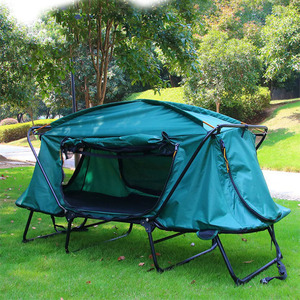 Luxury 2 Person Elevated Camping <strong>Cot</strong> Tent - Off-the-Ground Waterproof Fishing Tent - <strong>Double</strong> Layer Folding Portable Tent <strong>Cot</strong> - Product Image 3