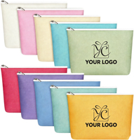 Sac à fermeture éclair en toile de coton multi-usages, pochette cosmétique personnalisable avec logo, trousse de toilette pour l'église, cadeaux d'affaires religieux très demandés