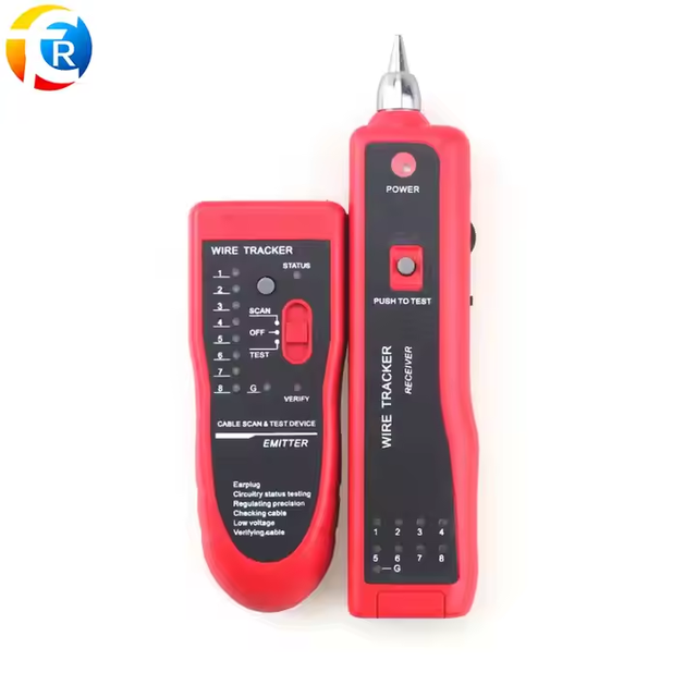 Factory Direct Sale Network Wire Tester RJ11 RJ45 Port Network Tester Tool Kit Home Office Line Tracer