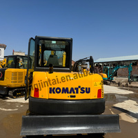 Excavadora Komatsu PC58 Usada Original, Diseño Compacto de 5.8 Toneladas con Caja de Cambios, Motor y Rodamientos - Excelente Estado para Uso Municipal y Agrícola
