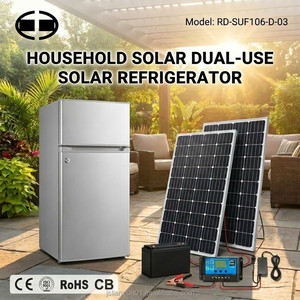Réfrigérateur solaire Z 106L pour usage domestique avec alimentation sans électricité. 12V et 24V. Photovoltaïque extérieur à courant continu - Product Image 1
