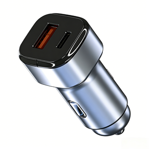 Caricabatterie da Auto Premium 2-in-1 con Doppia Porta USB-A e USB-C PD a Ricarica Rapida per <span class=keywords><strong>Tesla</strong></span>, Ford, BMW, Mercedes, Accessori Auto - Product Image 4