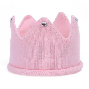 Topi Bayi Baru Lahir, Topi Beanies Rajut Lembut Katun Set Hangat Musim Dingin Anak Laki-laki dan Perempuan Lucu