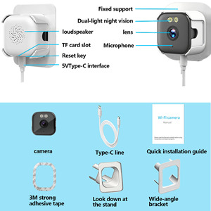 Cámara de Seguridad para Ventana con <span class=keywords><strong>WiFi</strong></span> 2K <span class=keywords><strong>HD</strong></span>, Audio Bidireccional, Compatible con 2.4G/<span class=keywords><strong>5G</strong></span>, Tarjeta TF, Alexa, Alarma Humanoide, 5MP - Product Image 3