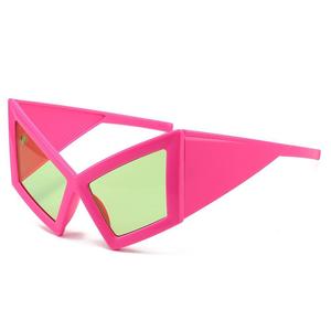 Lunettes de soleil noires tendance Y2K pour hommes et femmes, grandes lunettes de soleil de créateur, lunettes de soleil œil de chat surdimensionnées pour femmes - Product Image 1