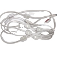 Lampes LED 3D étanches XQD IP67 à contrôle intelligent RGB pour décoration de maison de Noël, corps de lampe en PC, pleine couleur, extérieur