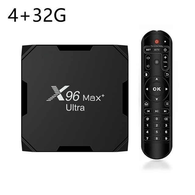 Cross-Border X96Max+ Ultra Network TV Box Android 11 Dual Wi-Fi Amlogic S905X4 4K Hot Sale
