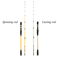 Jianwei — canne à pêche Spinning et casting en carbone, accessoire souple de 1.55m ou 1.7m, pour pêche côtière, au leurre, vente directe depuis l'usine