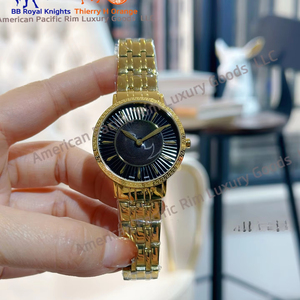 Reloj de Cuarzo Cuadrado con Calendario y Diamantes Completos para Mujer, de Moda, con Estrellas Incrustadas, Novedad, Regalo, Venta Caliente - Product Image 1