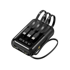 Batterie externe à <span class=keywords><strong>charge</strong></span> rapide 10W QC2.0, 10000-20000mAh, chargeur portable de poche avec câble, batterie de haute qualité, affichage LED - Product Image 4