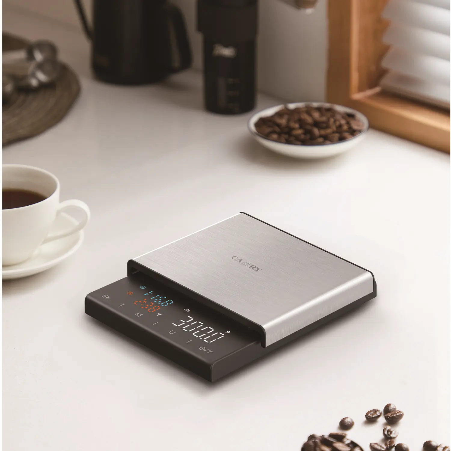 USB Rechargeable Coffee Tool Time More Scale Espresso Coffee Grinder Kitchen Food Scales Bilancia Cafe Digital Coffee Scale