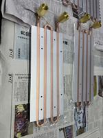 Bloc de refroidissement à eau en tube de cuivre, usinage CNC de précision, plaque de refroidissement liquide en aluminium sur mesure pour processeur de données informatique